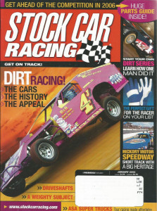 STOCK CAR RACING 2006 JAN - Dirt Stock, Hargett, Hickory, Whitley, ASA Truck